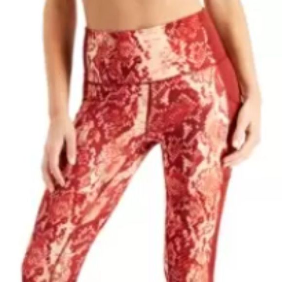 Ideology Snakeskin-Print 7/8 Leggings-S - Picture 10 of 10